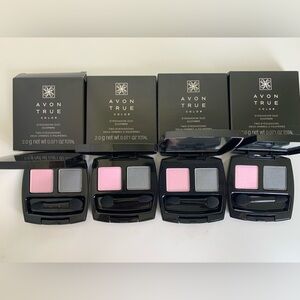 Avon True Color eyeshadow duo grey matters lot of 4